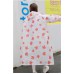 ANTVEE - EVA Fashion raincoat for women with drawstring hood - (red maple leaf)